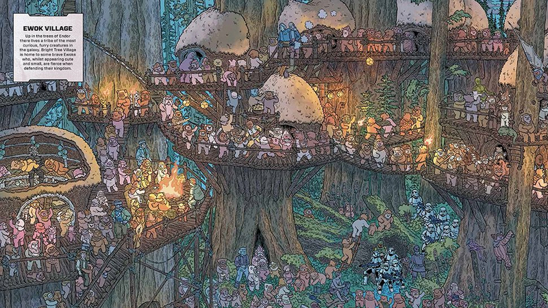 Illustration for article titled Busca a Chewbacca en esta genial versión de Buscando a Wally ambientada en Star Wars